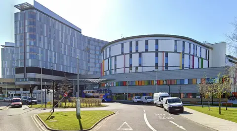 Google A google street view of the front of the Royal Hospital for Children