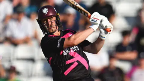 Tom Kohler-Cadmore batting for Somerset