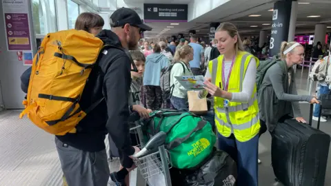 BBC Passengers at Edinburgh Airport