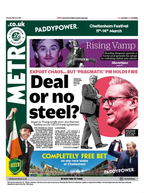  "Deal or no steel?"