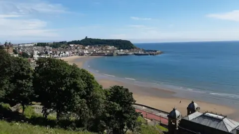 Scarborough South Bay, as seen from the headland. 