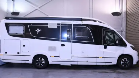 COPFS Motorhome in garage