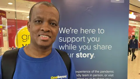 Nicola Haseler/BBC Thapelo Moloantoa