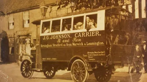 Johnsons Coaches A picture of a Johnsons Garner bus in 1923