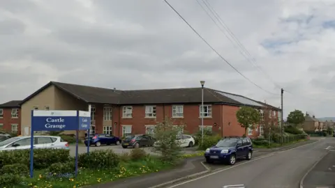 Exterior shot of Castle Grange care home 