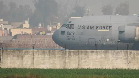 Reuters US military plane in Amritsar