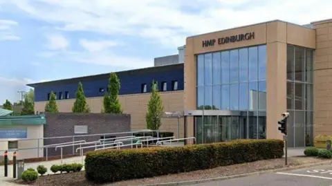 Exterior view of HMP Saughton in Edinburgh 