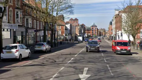 A street view of London Road