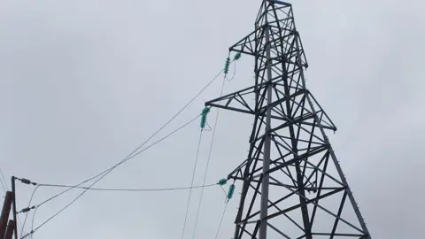 HSE The pylon at Treforest Industrial Estate