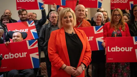 Labour Karen Shore at the Labour selection event