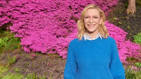 Cate Blanchett at Wakehurst near Haywards Heath