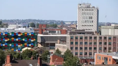 BBC Hanley skyline