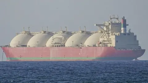  A view of the vessels heading towards the Strait of Hormuz following the two-week temporary ceasefire