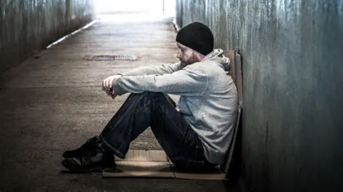 Getty Images homeless person