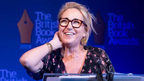 David Parry Lisa Jewell at the British Book Awards