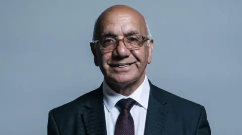 House of Commons Outgoing Ealing Southall MP Virendra Sharma