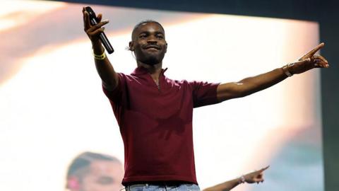 Dave performing at Wireless Festival