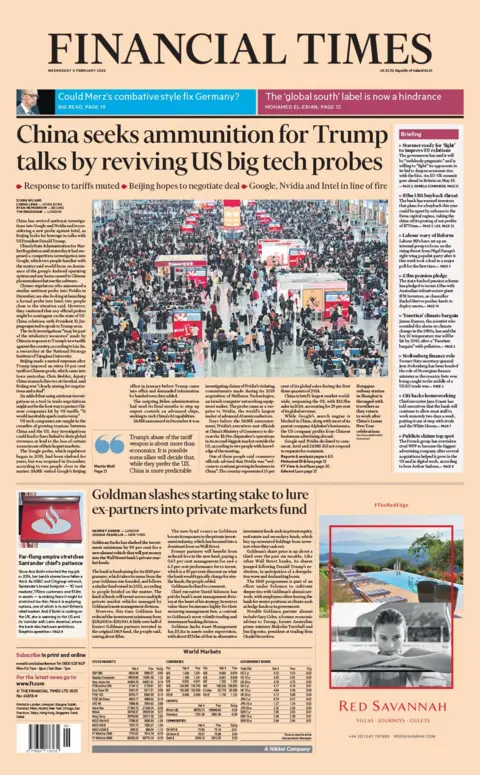 Financial Times Front Page