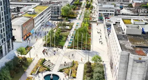 Plymouth City Council Plymouth city centre