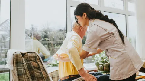 Getty Images Care worker