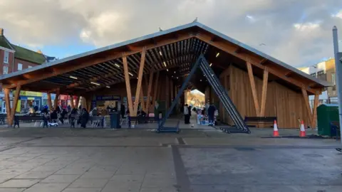 Andy Trigg/BBC Great Yarmouth market