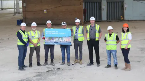 Rotherham Council People on construction site