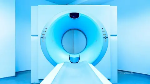 DIN/Getty Creative An MRI scanner in a hospital
