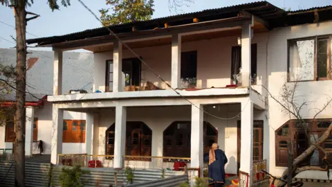 Faisal Bashir The family home of Dr Umar Nabi's parents in Kashmir's Pulwama district