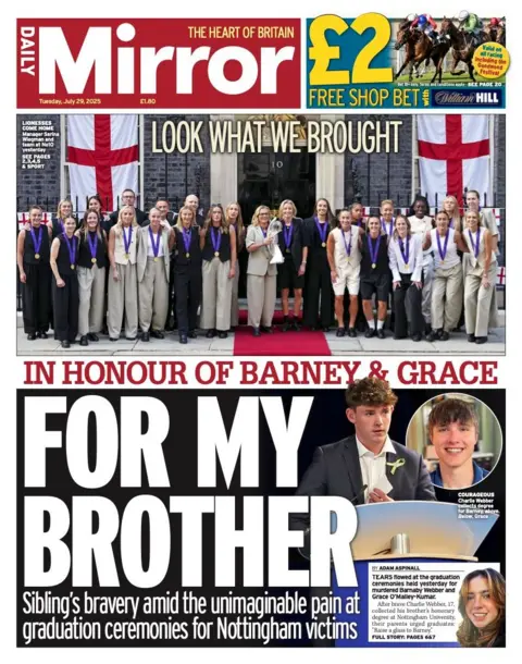  "For my brother".