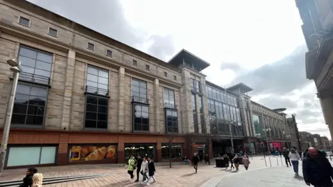 BBC The Buchanan Galleries shopping centre from outside