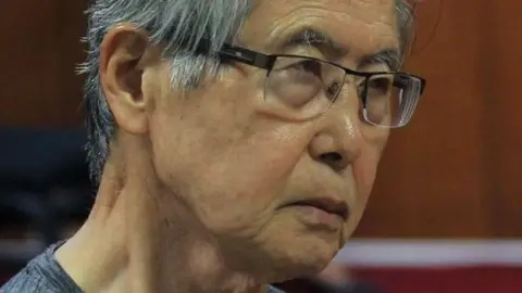 Alberto Fujimori dari EPA difoto pada bulan Januari 2015