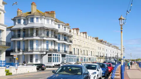 GETTY IMAGES Hotels along Eastbourne's seafront