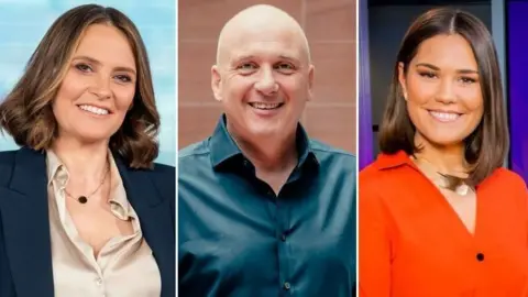 Laura Miller, Martin Geissler and Rebecca Curran