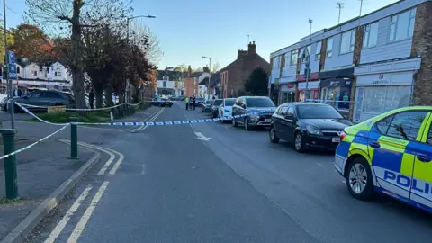 Cordon in Station Road