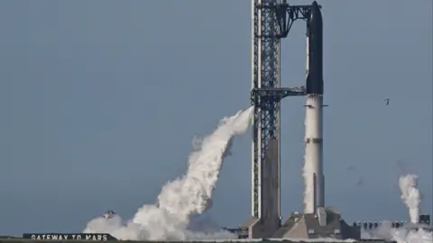 Reuters The SpaceX Starship spacecraft sits atop the Super Heavy Booster, ahead of the 12th test flight of the Starship spacecraft in Starbase, Texas, US, 21 May, 2026.