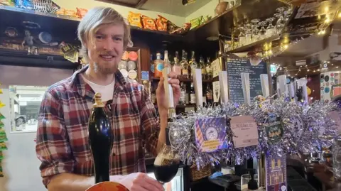 BBC Chris Bamford, general manager at the Rutland Arms