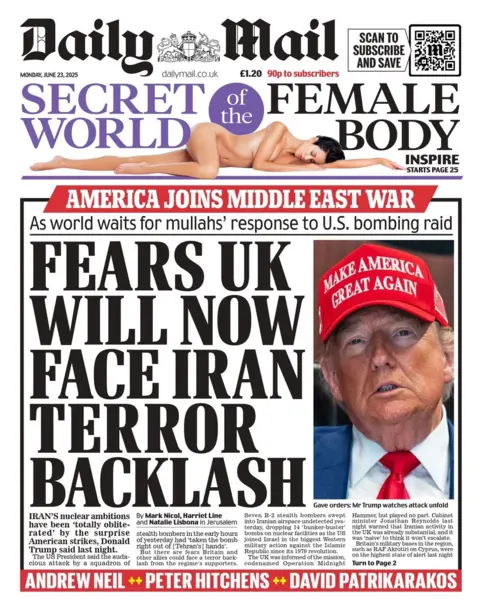  "Fears UK will now face Iran terror backlash"