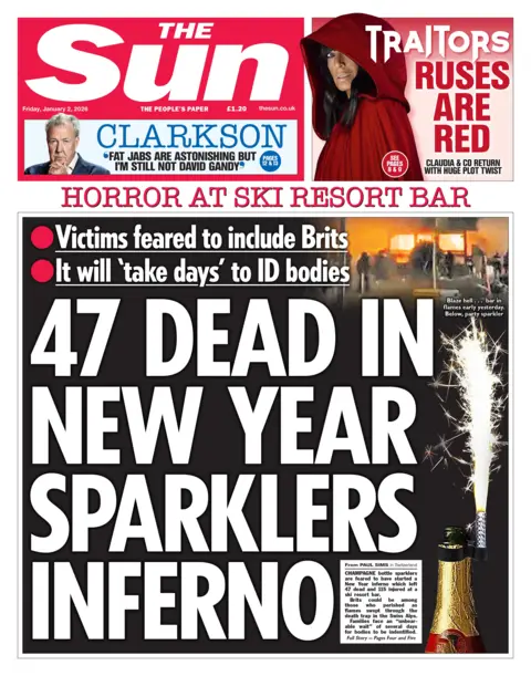 "47 dead in New Year sparklers inferno".