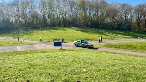 Leicester Media Police tape