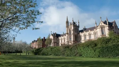 UU Ulster University campus in Londonderry 
