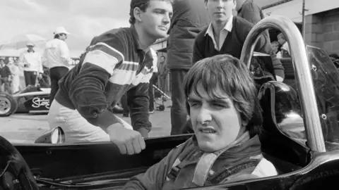 Getty/Keith Sutton/Sutton Images SILVERSTONE CIRCUIT, UNITED KINGDOM - OCTOBER 02: Martin Donnelly, Ralt RT3 Toyota during the R19 Silverstone at Silverstone Circuit on October 02, 1983 in Silverstone Circuit, United Kingdom. (Photo by Keith Sutton/Sutton Images)
