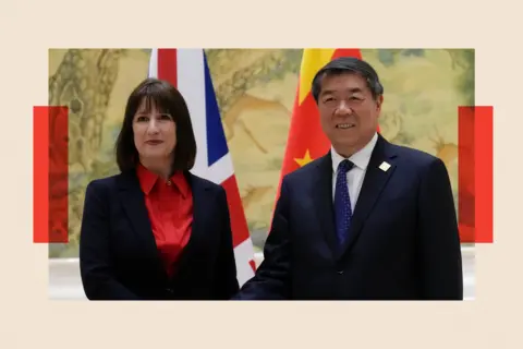 Getty Images Rachel Reeves meets Chinese Vice Premier He Lifeng 
