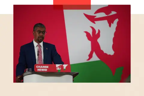 Getty Images Former first Minister of Wales, Vaughan Gething