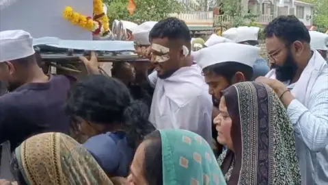 The only survivor of the Air India crash lays to rest brother who did not make it. 