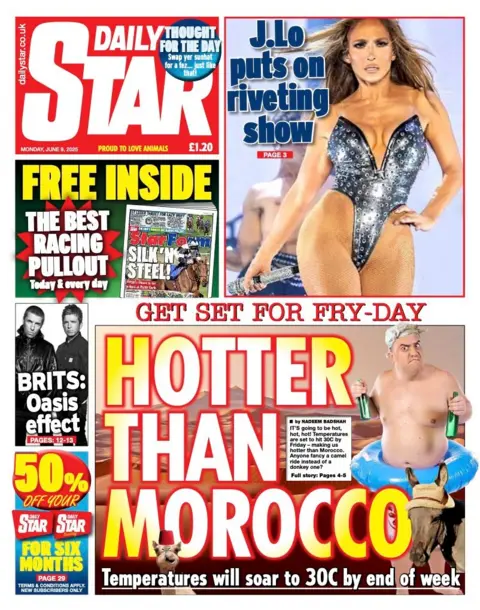  "Hotter than Morocco".