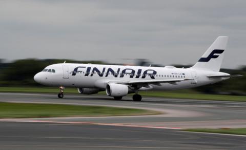 A Finnair plane (file pic)