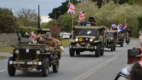 BBC Liberation Day cavalcade in Guernsey