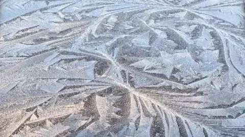 Daisydaisy An icy car roof. 