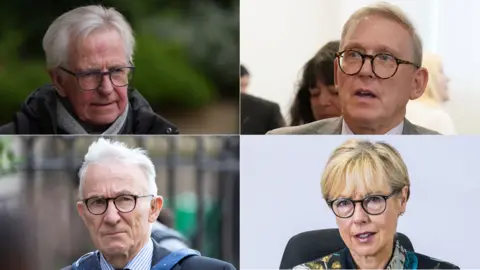 PA Media/Nick Mailer Inquiry chairs (clockwise, from top left) Lord Bracadale, Lord Brailsford, Lady Smith and Lord Brodie