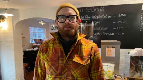 Tom Ertman from the Cheddar Gorge deli